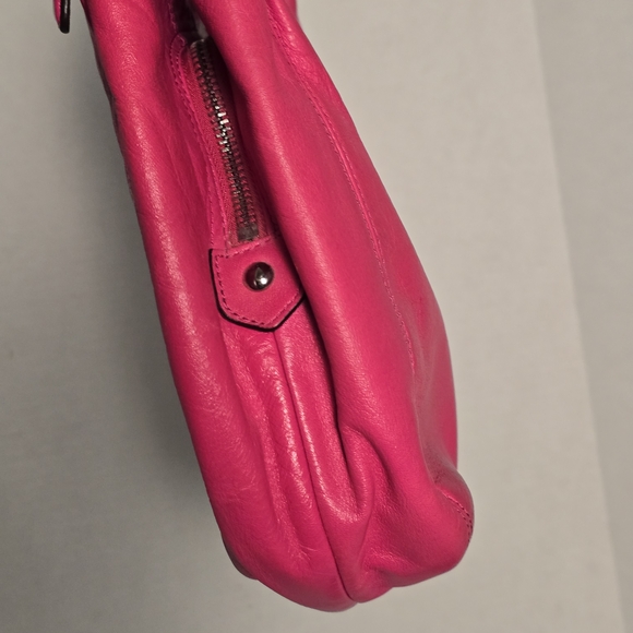 Coach Ashley Hot Pink Barbie Leather Shoulder Bag and Wristlet Set - Picture 9 of 15